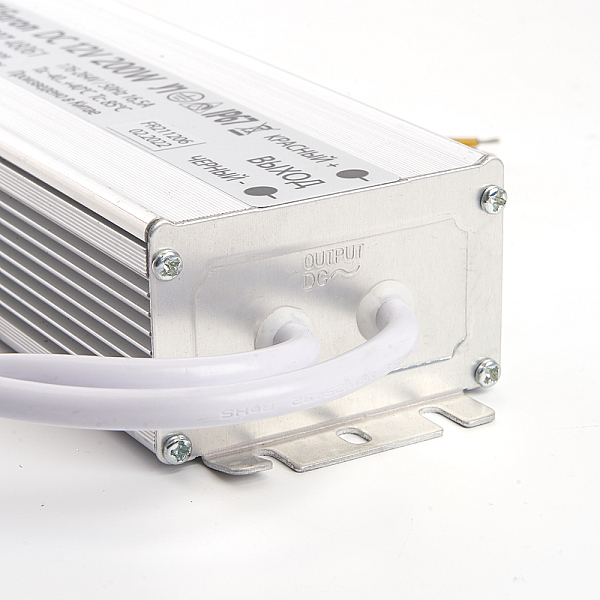 Блок питания для светодиодной ленты Feron LB007 12V 200W IP67 16,5A 48061