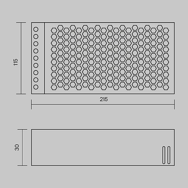 Блок питания Maytoni Magnetic track system 48V 360W IP20 7,5A PSL006-360W-48V-IP20