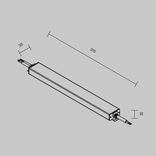 Источник напряжения PSL023 48В 100Вт IP67 Maytoni Led Strip 832003