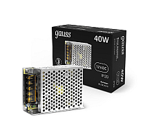 Блок питания Gauss Led Strip PS 12V 40W IP20 5A 202003040