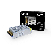 Блок питания Gauss Led Strip PS 12V 60W IP20 8A 202003060