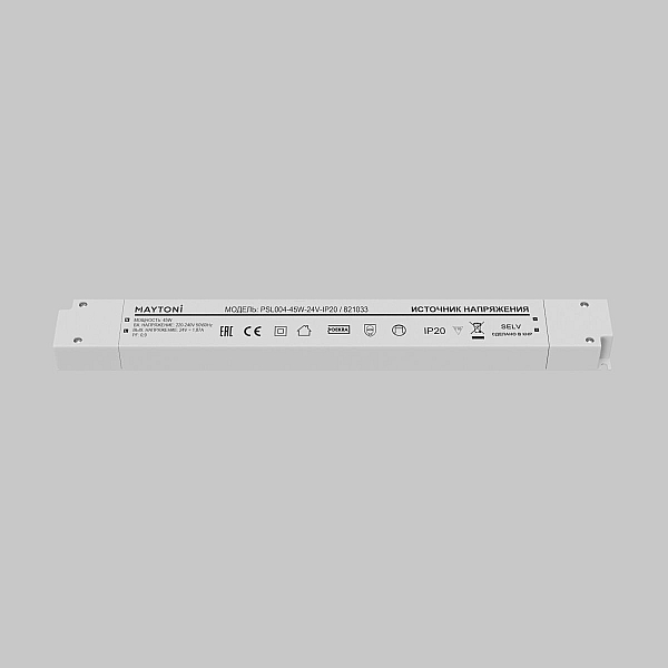Источник напряжения Maytoni Led Strip PSL004 24В 45Вт IP20 821033