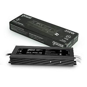 Блок питания Gauss 200Вт DC24 IP66 202022400