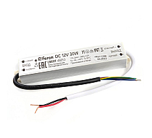 Трансформатор для светодиодной ленты Feron LB007 30Вт 12В IP67 48053