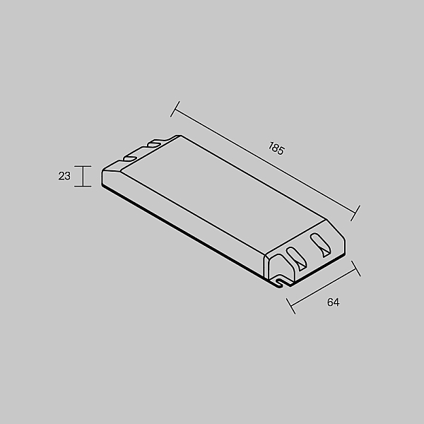 Источник напряжения Maytoni Led Strip PSL025 24В 60Вт IP20 821029