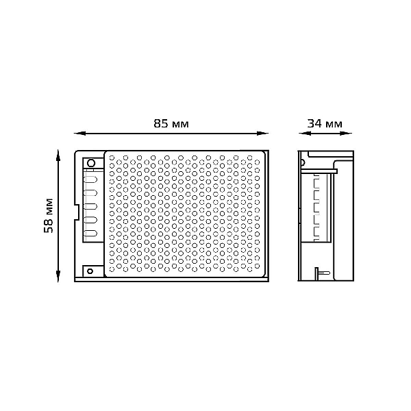 Блок питания Gauss Led Strip PS 12V 30W IP20 4A 202003030