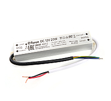 Трансформатор для светодиодной ленты Feron LB007 20Вт 12В IP67 48052