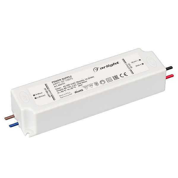 Блок питания Arlight ARPV-SP-12075 (12V, 6.3A, 75W) 045751