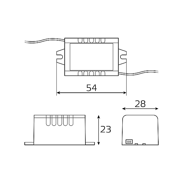 Блок питания Gauss 5W 12V IP67 BT520