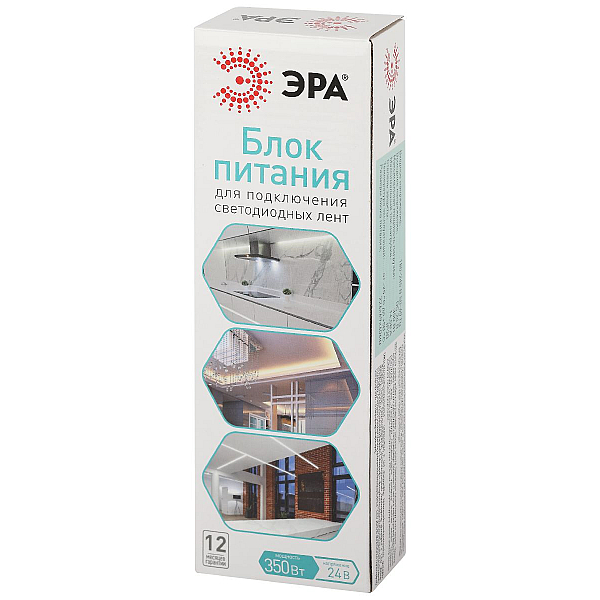 Блок питания Эра 350Вт DC24В 14.58A IP20 LP-LED-350W-IP20-24V-S Б0061133