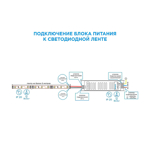 Блок питания Apeyron 12В 400Вт IP20 33,3А 03-38