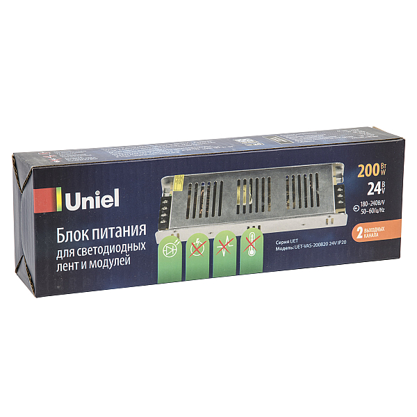 Блок питания Uniel UET-VAS-200B20 24V IP20 UL-00002433