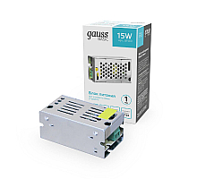 Блок питания Gauss Basic 15Вт DC12 IP20 BT500