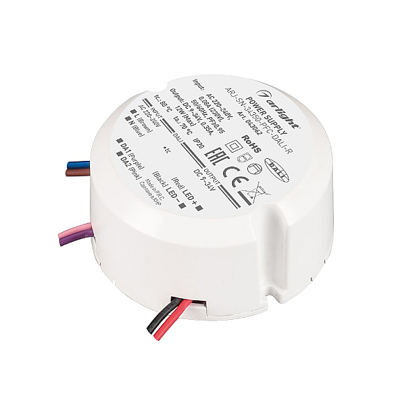Блок питания Arlight ARJ-SN-34350-PFC-DALI-R (12W, 9-34V, 0.35A) 043062