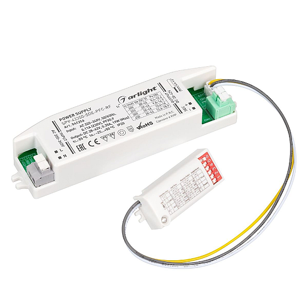 Блок питания Arlight SPV-42350-SDE-PFC (19W, 28-42V, 350mA, 5.8GHz) 041356