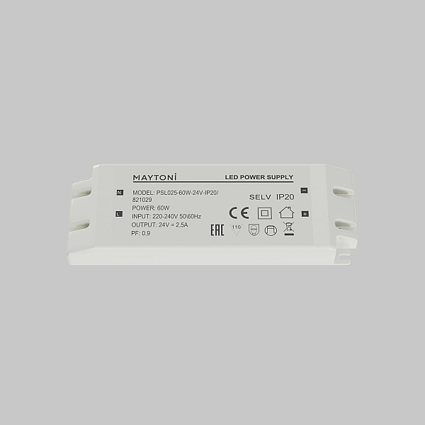 Источник напряжения Maytoni Led Strip PSL025 24В 60Вт IP20 821029
