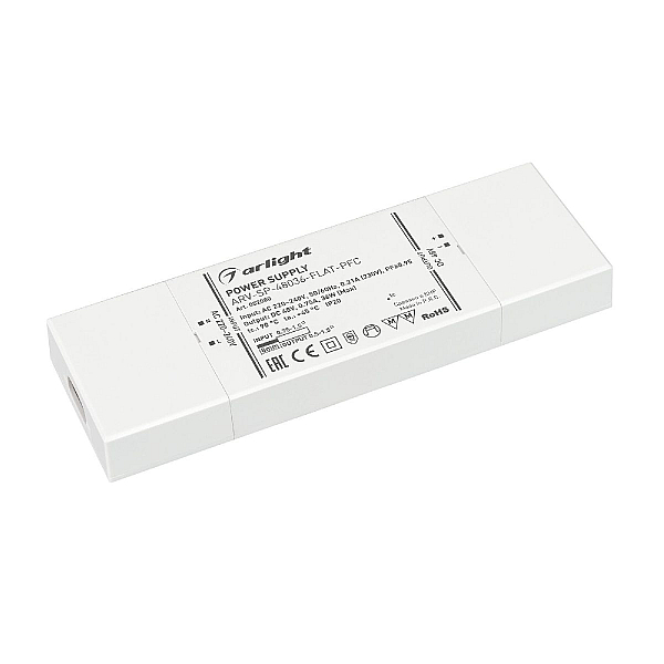 Блок питания Arlight ARV-SP-48036-FLAT-PFC (48V, 0.75A, 36W) 052080