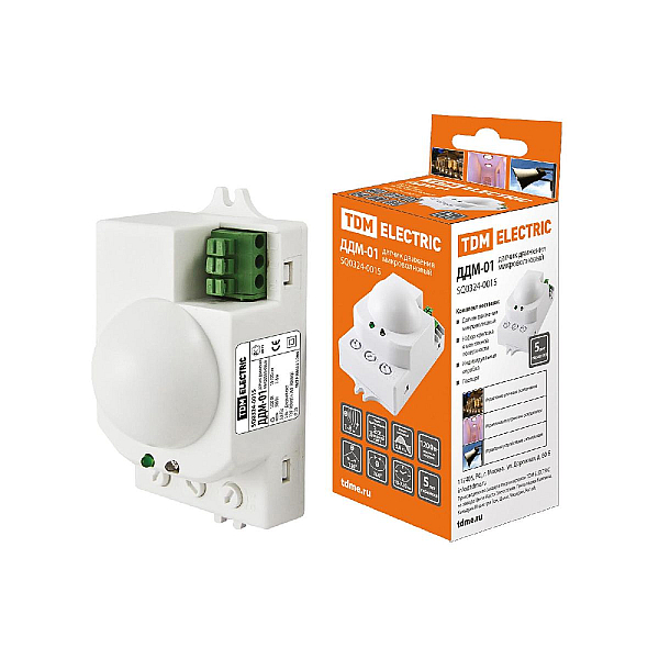 Датчик движения микроволновый TDM Electric ДДМ-01 SQ0324-0015