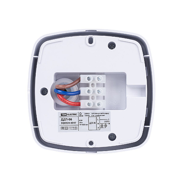 Датчик движения инфракрасный TDM Electric ДДП-06 SQ0324-0047