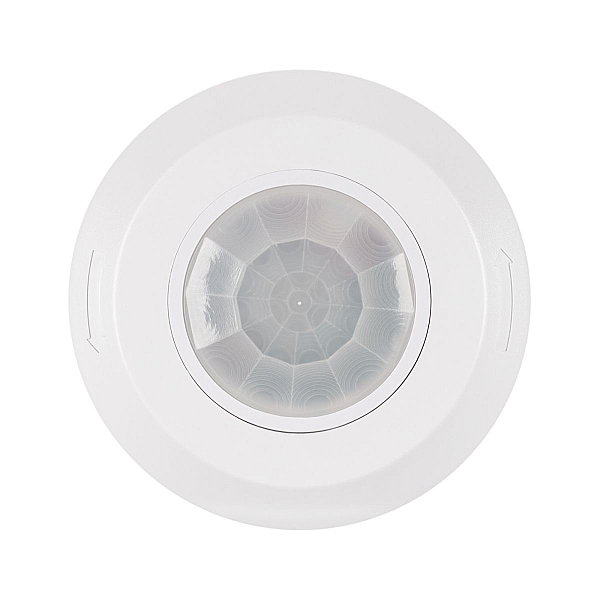 Датчик движения Arlight PRIME-PIR-SURFACE-R76-100W (белый, 230V, 0.87A, SLIM) (IP20 Пластик) 031845(2)