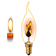 Лампа накаливания Uniel E14 3W золотистая IL-N-CW35-3/RED-FLAME/E14/CL UL-00002982