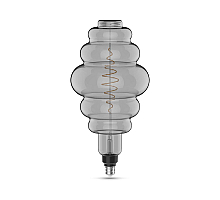 Лампа светодиодная филаментная Gauss E27 8,5W 1800K серая 161802005