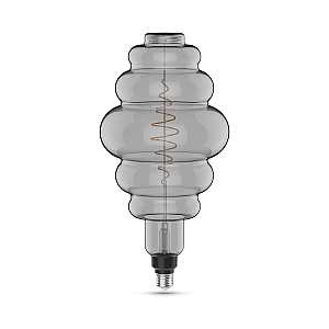 Лампа светодиодная филаментная Gauss E27 8,5W 1800K серая 161802005