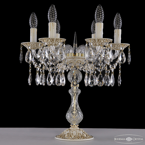 Настольная лампа Bohemia Ivele Crystal AL16313L8/6/141-44 WMG