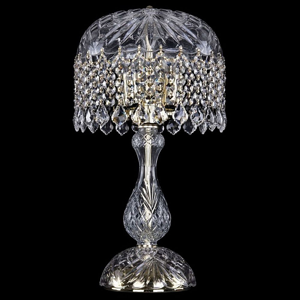 Настольная лампа Bohemia Ivele Crystal 14781L1/22 G Leafs