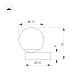 Настольная лампа Arlight SP-ORNELLA-TAB-L150-R125-6W Warm3200-MIX (BK, 300 deg, 230V, TOUCH-DIMM) (IP20 Металл) 059530