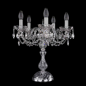Настольная лампа Bohemia Ivele Crystal 1402L/5/141-47 Ni