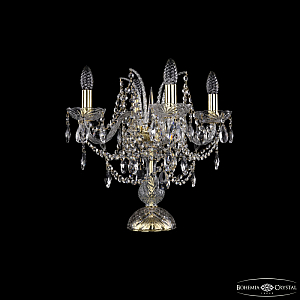 Настольная лампа Bohemia Ivele Crystal 1411L/4/141-39 G