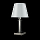 Настольная лампа Crystal Lux Nicolas LG1 Nickel/White