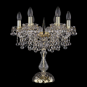 Настольная лампа Bohemia Ivele Crystal 1409L/6/141-47 G
