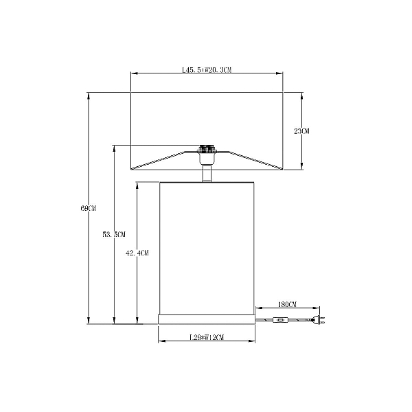Настольная лампа Arte Lamp Zulu A5058LT-1PB
