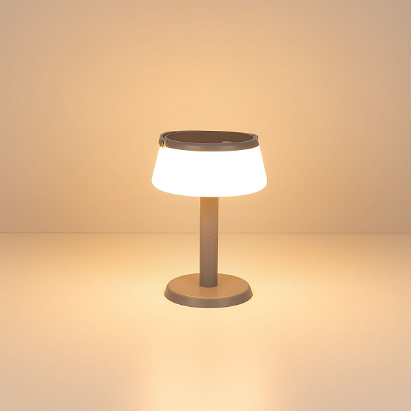 Настольная лампа аккумуляторная Arlight SP-TRAFO-1.5W Warm2700 (Серый, 120 deg, 5V) (IP54 Пластик) 060825