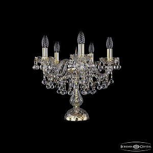 Настольная лампа Bohemia Ivele Crystal 1409L/5/141-39 G