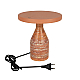 Настольная лампа Arlight SP-CROOD-TAB-R22.5x24-7W Warm3200-MIX (RD-BRG, 140 deg, 230V) (IP20, Травертин) 061732