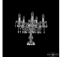 Настольная лампа Bohemia Ivele Crystal 1413L/5/141-39 Ni