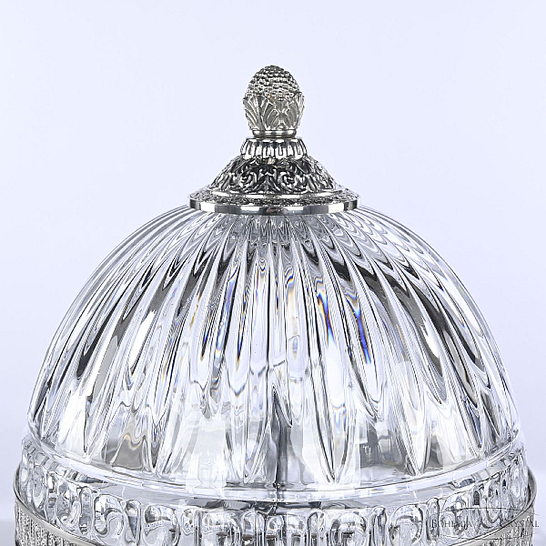 Настольная лампа Bohemia Ivele Crystal 5680L/18 Ni Clear/M-1G