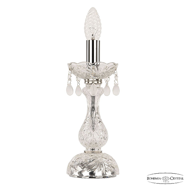 Настольная лампа Bohemia Ivele Crystal 112L/1-27 Ni V0300
