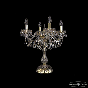 Настольная лампа Bohemia Ivele Crystal 1409L/4/141-47 G