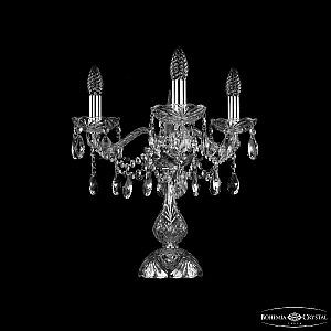 Настольная лампа Bohemia Ivele Crystal 1413L/3/141-39 Ni