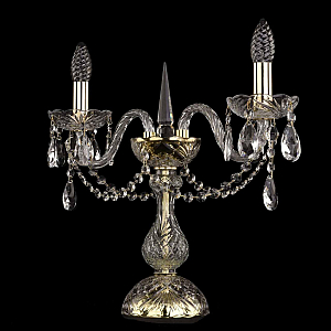 Настольная лампа Bohemia Ivele Crystal 1402L/2/141-39 G