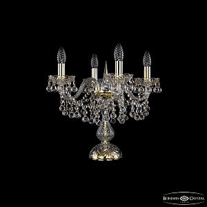 Настольная лампа Bohemia Ivele Crystal 1409L/4/141-39 G