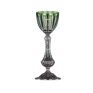 Настольная лампа Bohemia Ivele Crystal Florence 71100L/15 NB P1 Clear-Green/H-1H