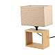 Настольная лампа Uniel UML-B401 E27 Light Grey/Wood UL-00010956