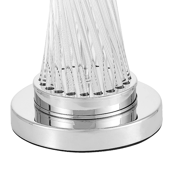 Настольная лампа Lumina Deco Villanova LDT 302 CHR+BK