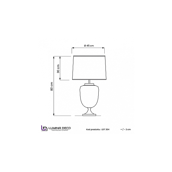 Настольная лампа Lumina Deco Olimpia LDT 304 F.GD+WT
