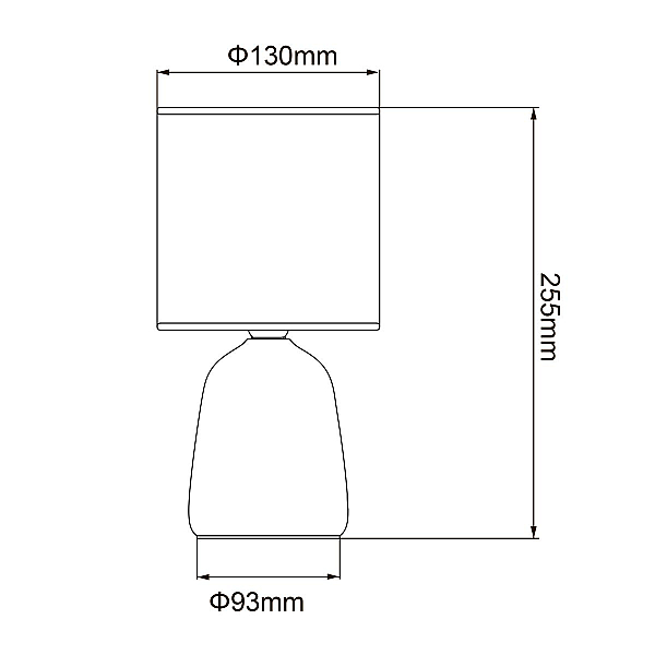 Настольная лампа Uniel UML-B305 E14 White UL-00012419